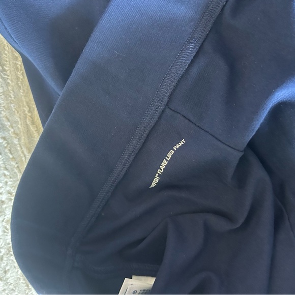 Lands End Starfish Flare Pants Navy Blue Size XL Wide Leg Pant Comfy - Picture 7 of 11